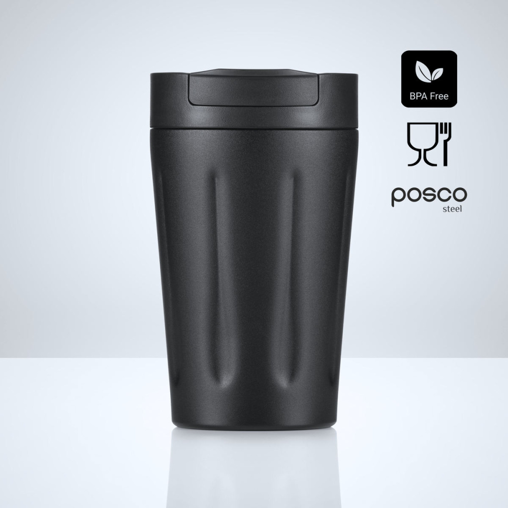 Set: Scandic coffee mug 350 ml & automatic umbrella, purple, additional view 2