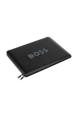 Conference folder zip A4 Boss Cut Out Black & Grey, product image (4)
