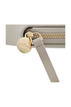Zipped wallet Séraphine Light Grey, product image (2)