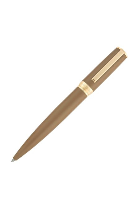 Ballpoint pen Arche Double B, camel brown, product image (1)