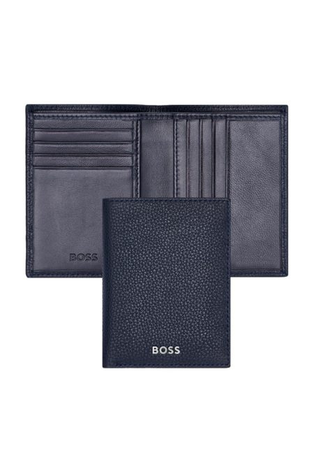 Folding card holder Classic Grained Navy, product image (1)