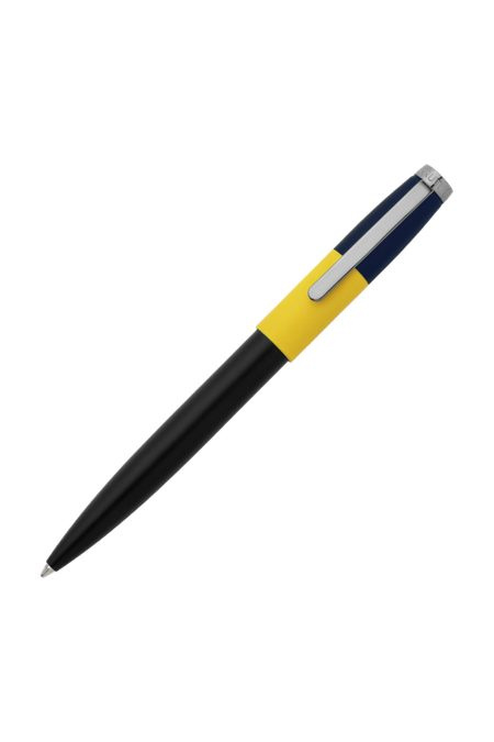Ballpoint pen Brick Yellow Black, navy, product image (1)