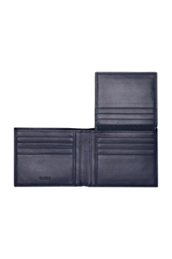 Card wallet with flap Classic Grained Navy, product image (3)