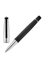 Rollerball pen Benson Black & Chrome