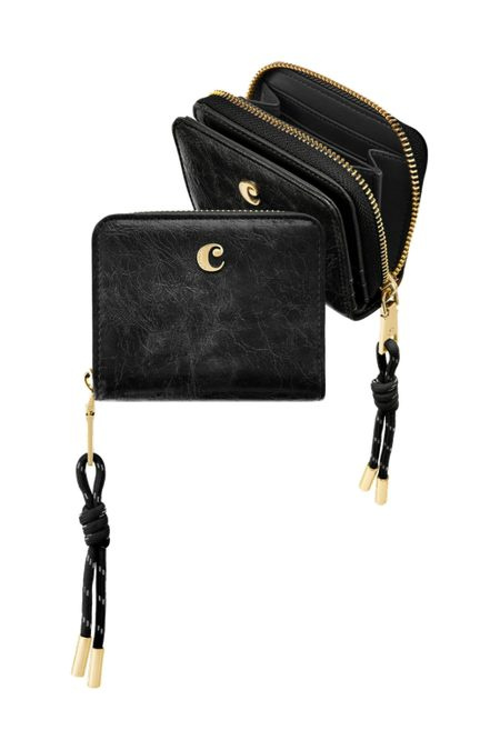 Card wallet with flap Philomène Black, product image (1)