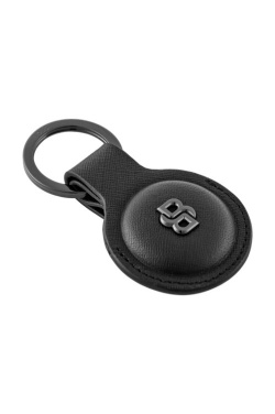 Key ring with AirTag holder Double B Saffiano Black, product image (4)