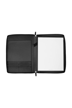 Conference folder zip A4 Herringbone Black, product image (2)