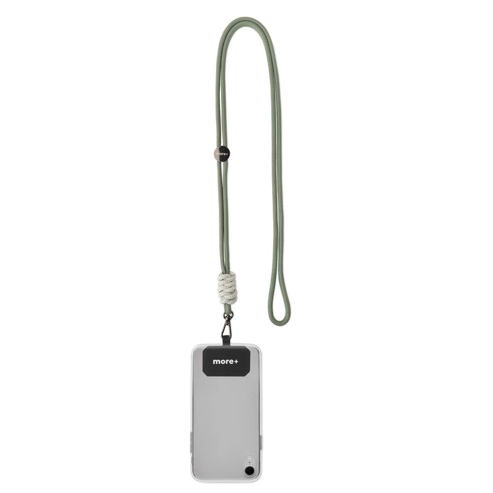Crossbody 2-tone knot colour phone cord lanyard, product image