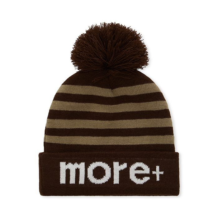 Acrylic custom pattern jacquard cuff beanie with pompon., product image