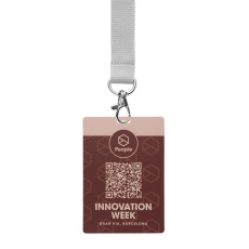 Durable printed laminated paper ID badges (100x70mm)