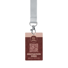 Durable printed laminated paper ID badges (86x54mm)