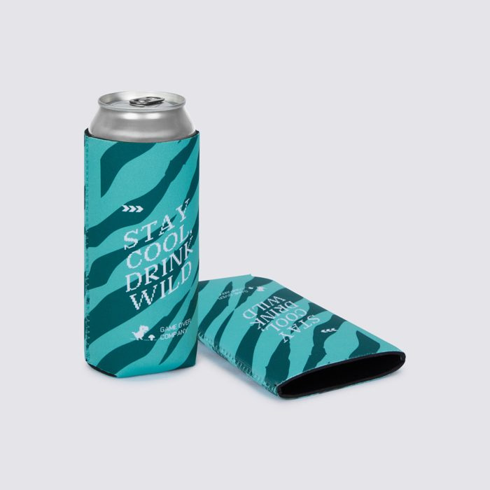 Collapsible large neoprene can cooler. 450ml larger size., product image