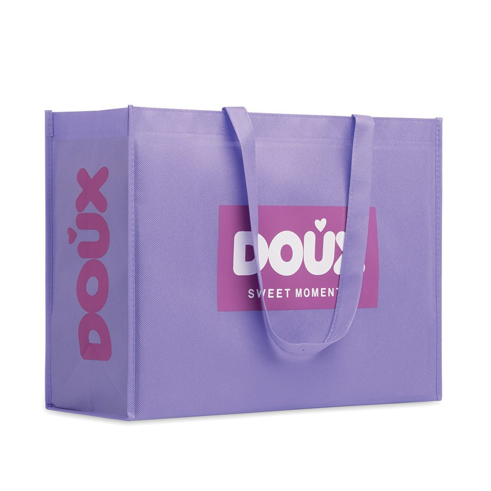 Horizontal PP non-woven shopping bag (42x32x16cm), product image