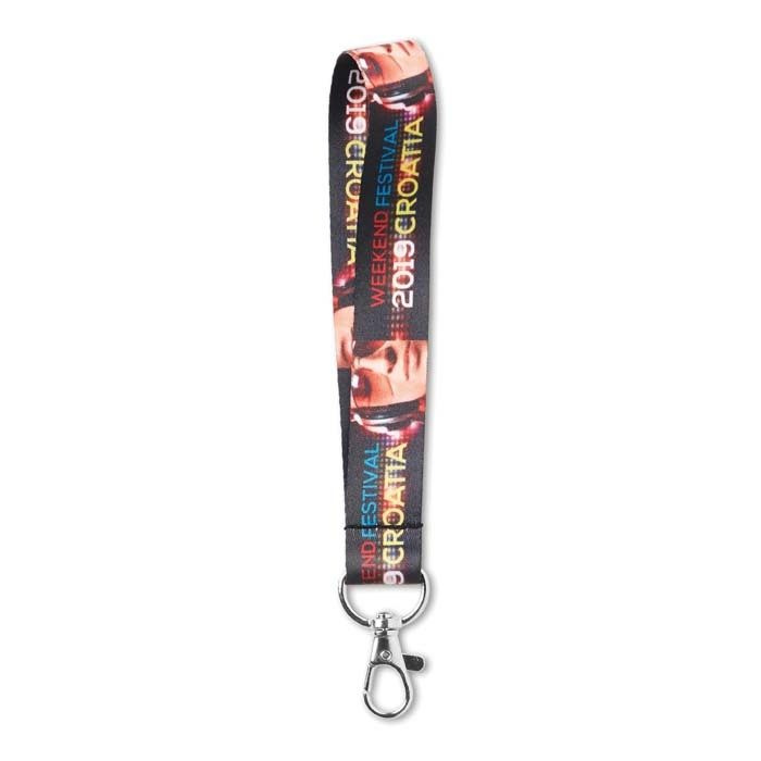 Sublimated fine polyester short strap, product image