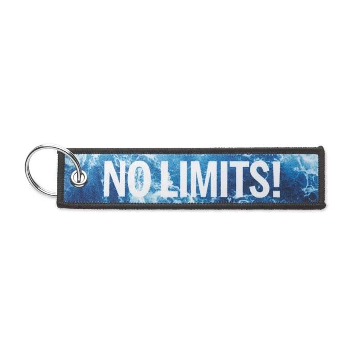 Full colour printed rPET key tag, product image