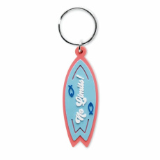 Custom shape PVC key ring with your logo on both sides
