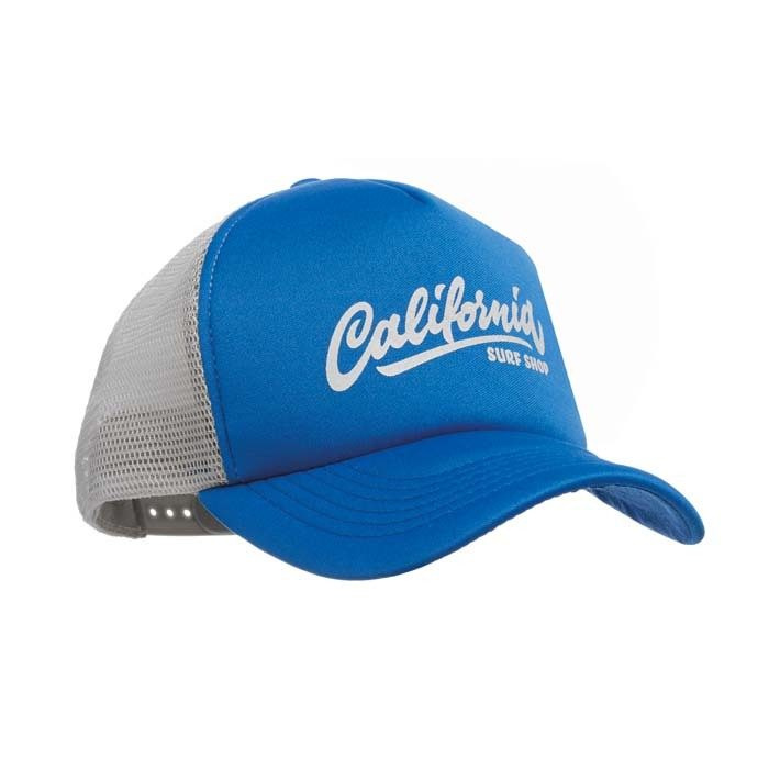 High profile five panel polycotton trucker cap, product image