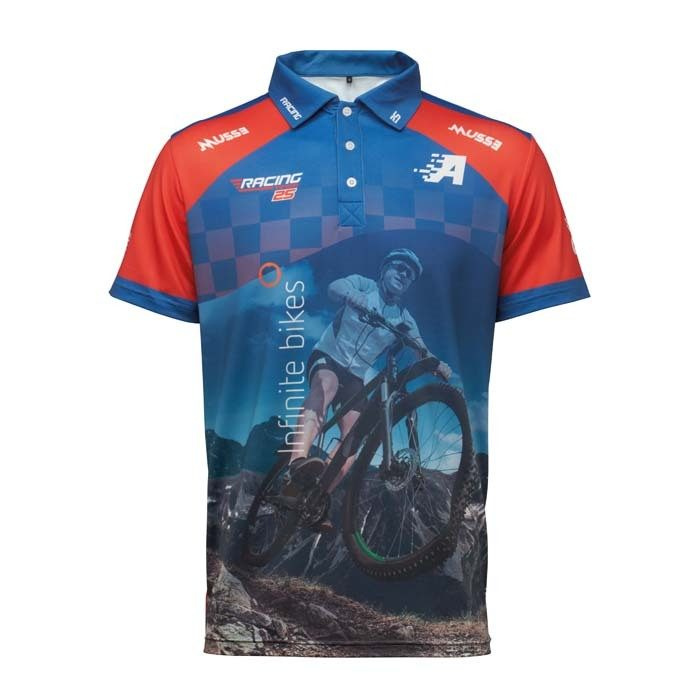 Sublimated polyester polo 180g, product image