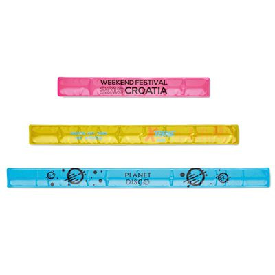 Promotional neon slap band. Available in multiple colours., product image