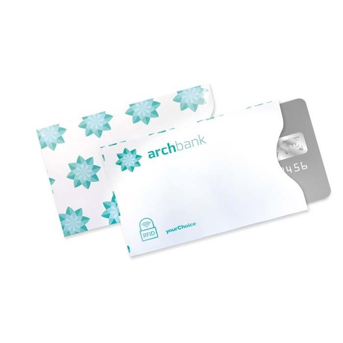 RFID blocking sleeve in matt or shiny finishing., product image