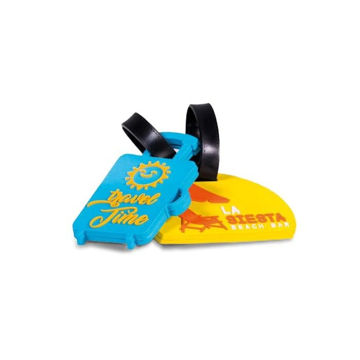 Custom shape soft PVC luggage tag (Max. 10x10cm), product image