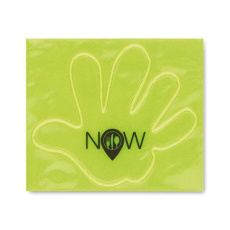 Custom-shaped neon sticker.