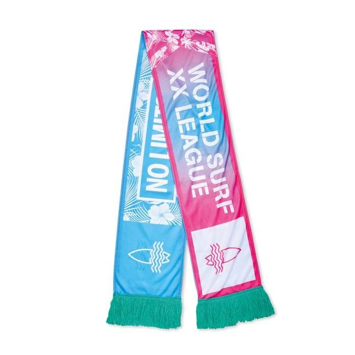 Full colour double layer scarf made of lycra fabric, product image