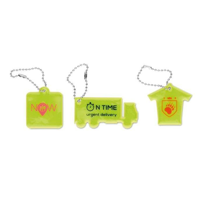 Promotional custom shape neon keychain., product image