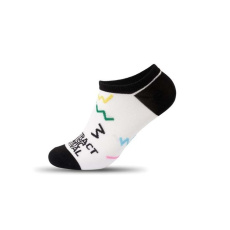 Your design bamboo jacquard no-show socks.