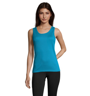 SPORTY TT WOMEN TANK TOP, Aqua, XS, product image (4)