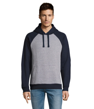SEATTLE UNISEX SWEAT 280, Grey Melange/ French Navy, XS, product image (3)