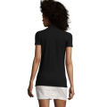 PHOENIX WOMEN ELASTANE POLO, Black