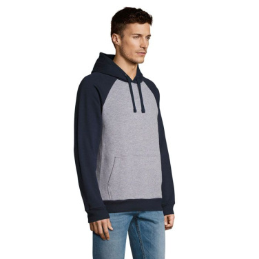 SEATTLE UNISEX SWEAT 280, Grey Melange/ French Navy, XS, product image (2)
