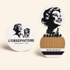 Cardboard matchbook – 9492