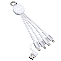 6-in-1 Charging Cable with Light REEVES-PUHALANI II, white / white