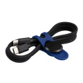 USB-C Cable with Cable Tie REEVES-CONVERTICS TIE, dark blue