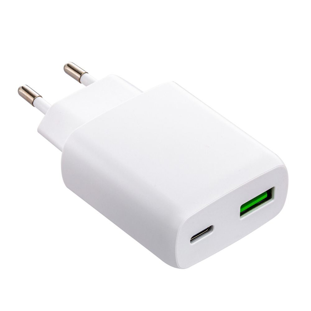 USB Charger GaN 2-Port REEVES-TOMARES 30 Watt – white (1)