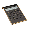 Solar calculator REEVES-VALINDA, black / gold