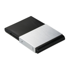 Credit and business card box REFLECTS-SARZEDO silver / black