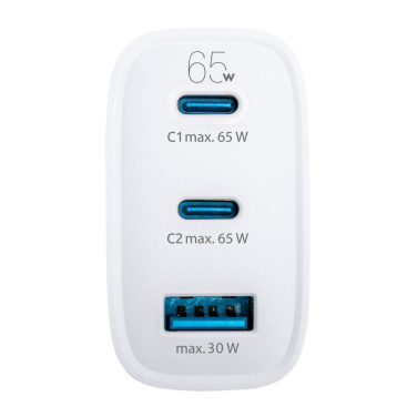 USB Charger GaN 3-Port REEVES-LIMA 65 Watt – white (3)