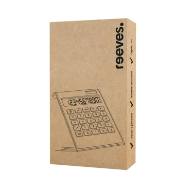Solar calculator REEVES-VALINDA – black / red (4)