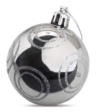 Christmas Tree Hanger REFLECTS-SCRANTON silver (3)