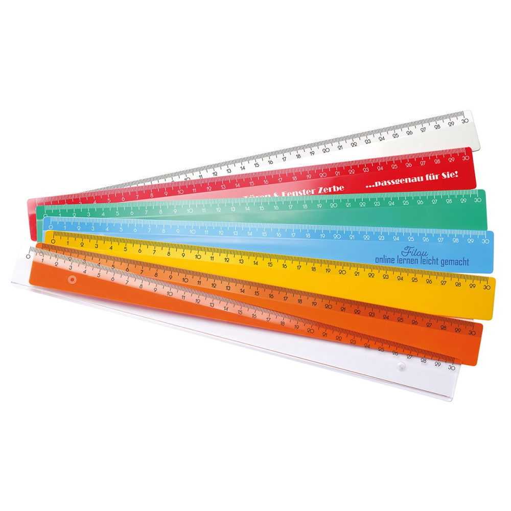 Ruler 30 cm, green, product image (1)