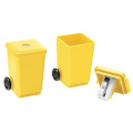 Sharpener "wheelie bin", yellow