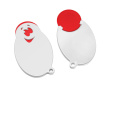 Shopping trolley token holder „face“, red