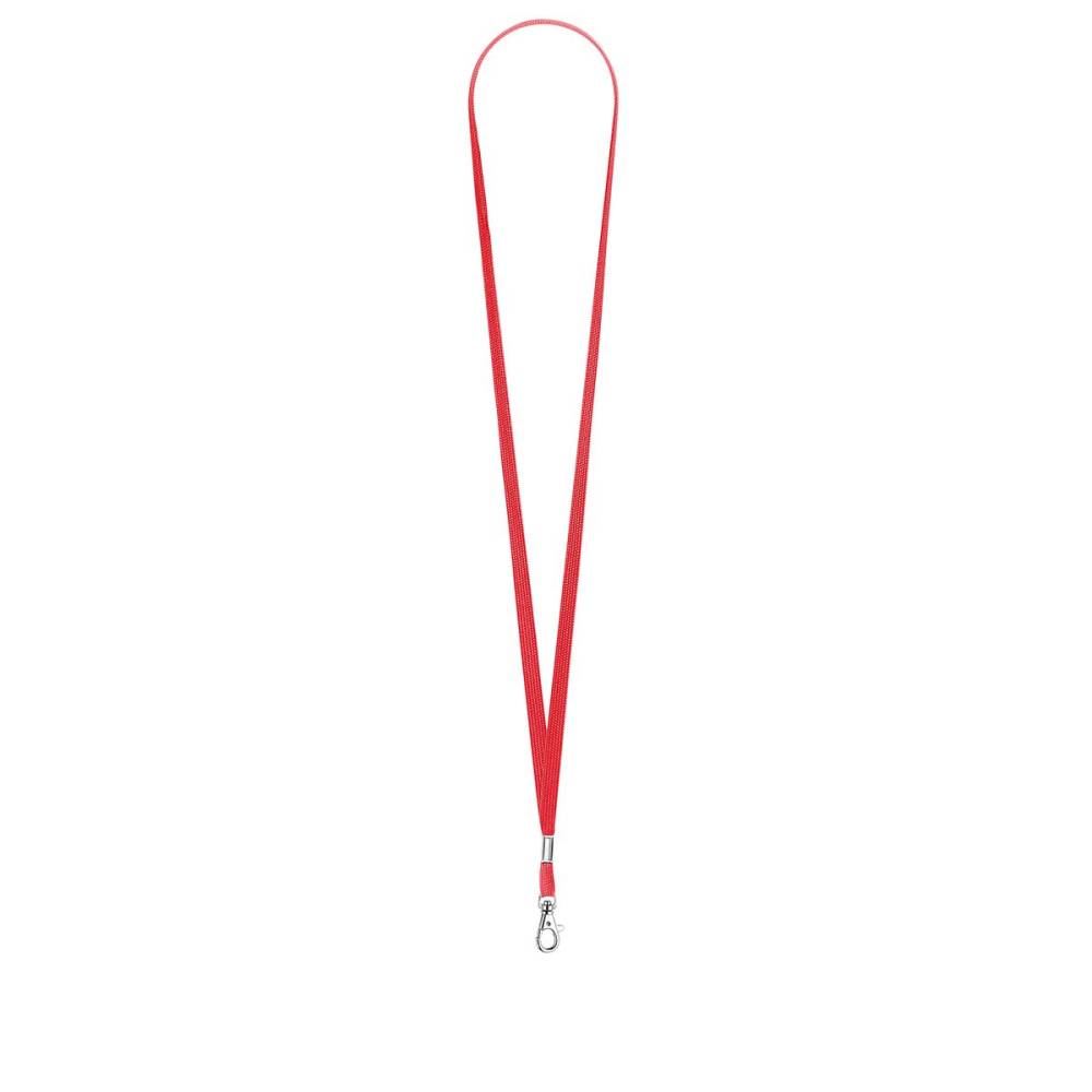 Lanyard "default", width of ribbon 10 mm, black, product image (1)