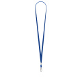 Lanyard "default", width of ribbon 10 mm, approx. Pantone Reflex blue C