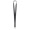 Lanyard "default" width of ribbon 10 mm, black