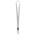 Lanyard "default" width of ribbon 10 mm, approx. Pantone cool gray 6C