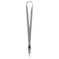 Lanyard "default" width of ribbon 10 mm, approx. Pantone cool gray 8C